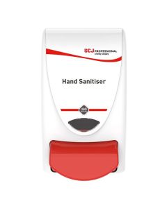 DEB Hand Sanitiser 1L Dispenser - WHITE/RED