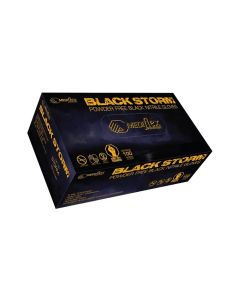 Mediflex Black Storm P/F Nitrile - Medium