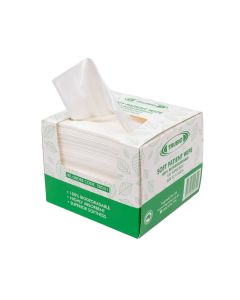 Trubio Biodegradable White Patient Wipes 32cm x 34cm 100 Wipes x 8 Boxes