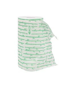 Trubio Biodegradable Bamboo Multi Purpose Green Wipe 30cm x 45cm 100 Wipes x 6 Rolls