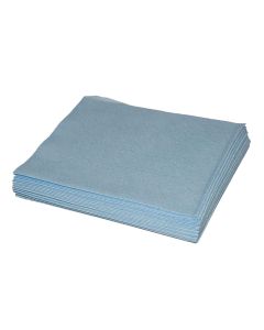 TRUMICRO Microfibre Blue Cloth 40cm x 34cm 10 Wipes x 10 Packs