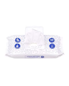TRUWIPES Hygienic Body Wet Wipes 23cm x 33cm 50 Wipes / 12 Packs